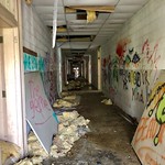 Hallway, Log Cabin Association Elementary School, Barkers Creek, NC