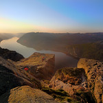 Preikestolen in morning sun (1)