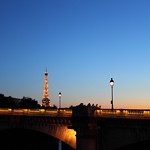 Paris twilight