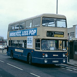 WMT 6445 at Penn Terminus, Wolverhampton, 1989