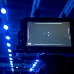 TV broadcast of the event from the concert hall or fashion show