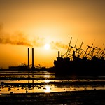 Kuwait - Doha Port Sunset