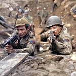 George Segal and Ben Gazzara in "The Bridge at Remagen"