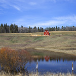 Red Barn on the Hill
