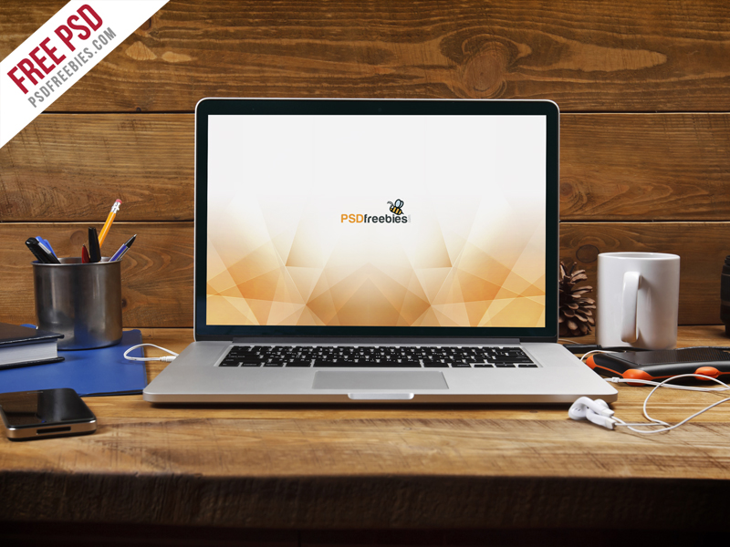 Free for commercial use high quality images 22 Free Psd Desk Mockup Designs To Showcase Your Work