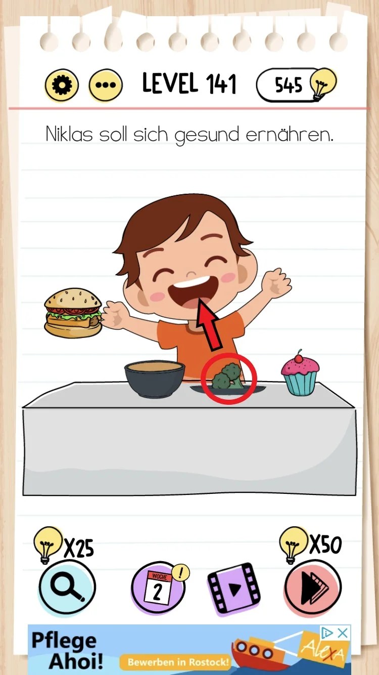 Brain out game level 149 is solved on this page, with detailed image and text hints. Brain Test Level 141 Bis Level 150 Losungen