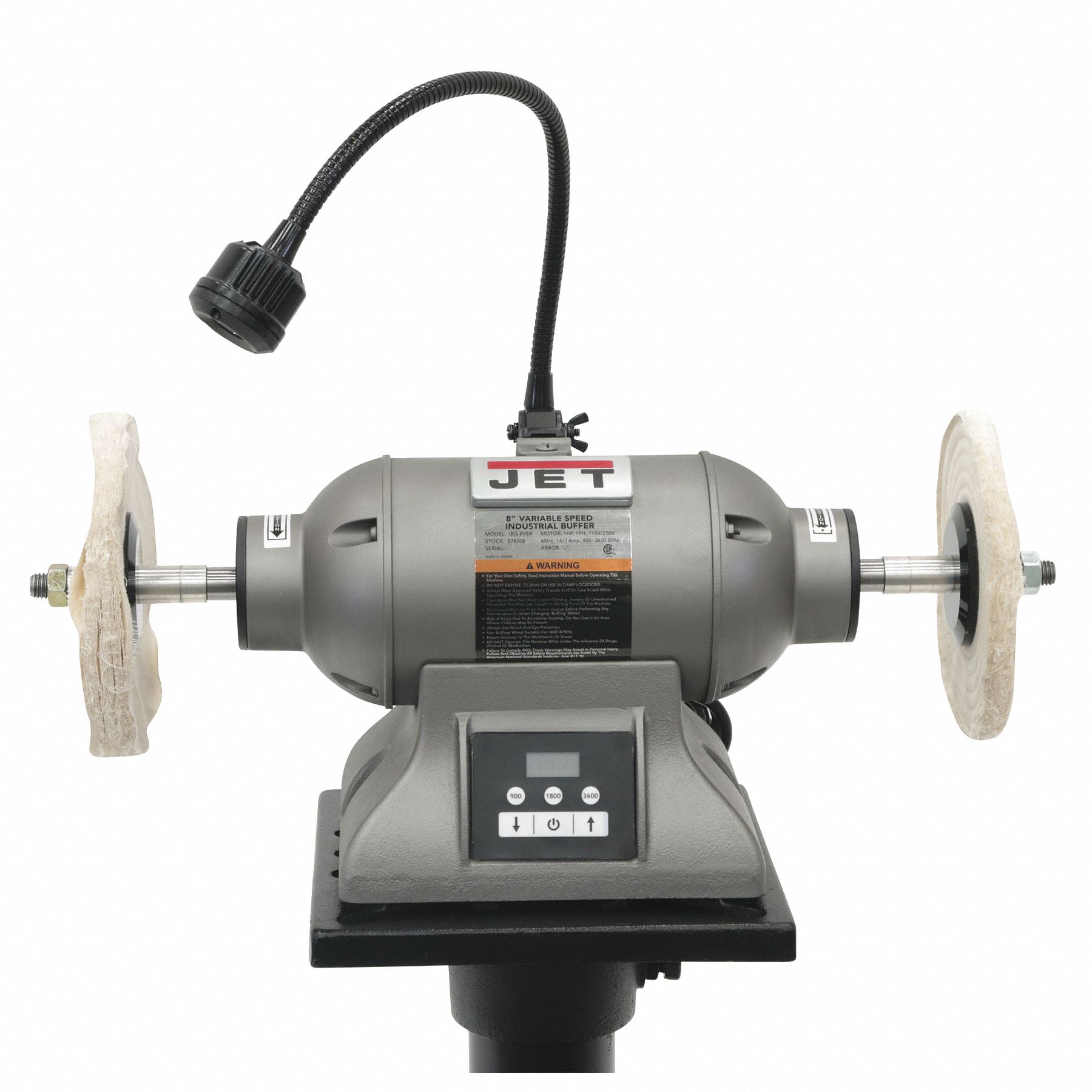 One way to add beauty to your garden i. JET 8" Bench Buffer, 115/230V, 1 HP, 900-3600 Max. RPM, 5