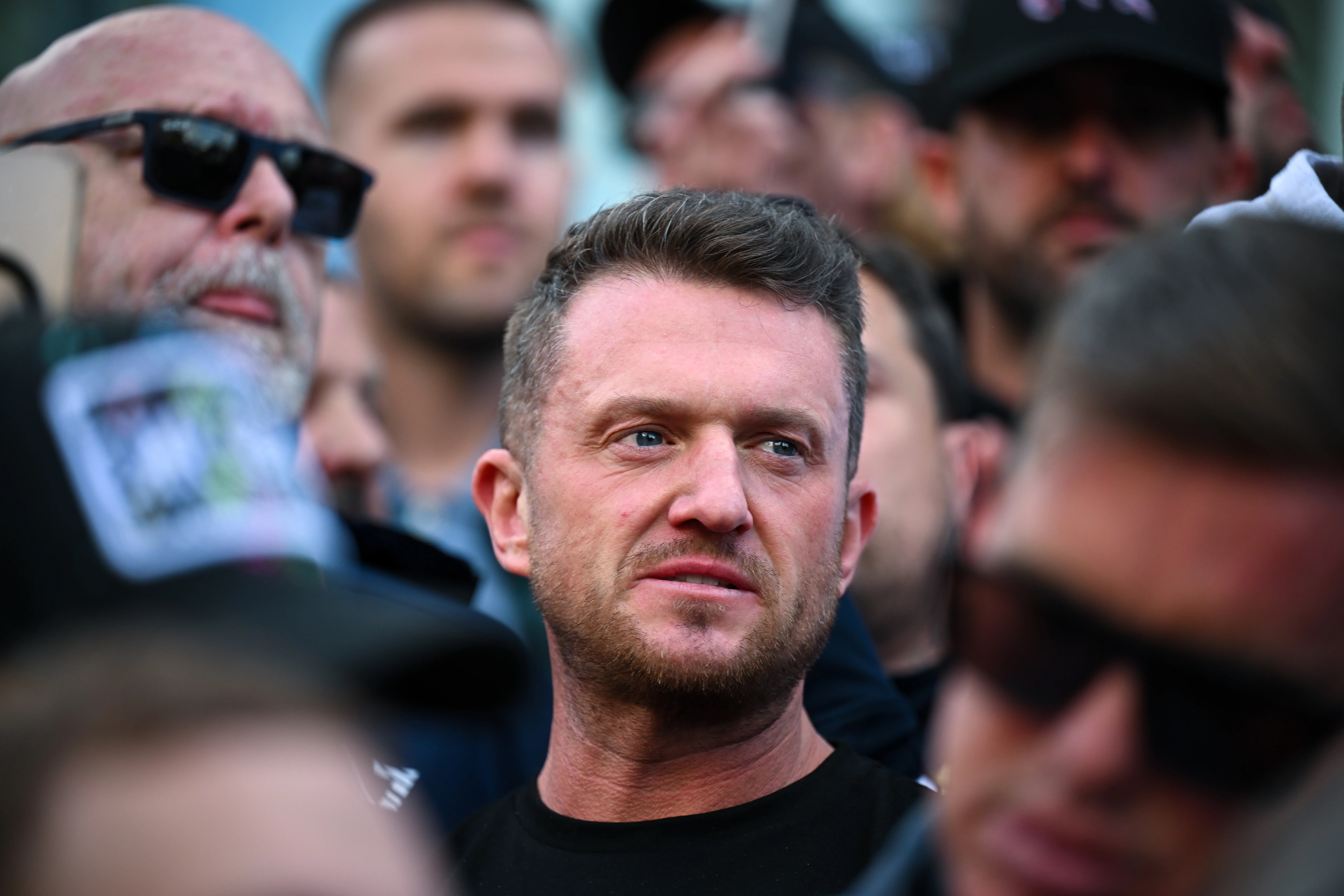 Tommy Robinson says Russia is not an enemy as he travels to meet Elon Musk’s father in Moscow