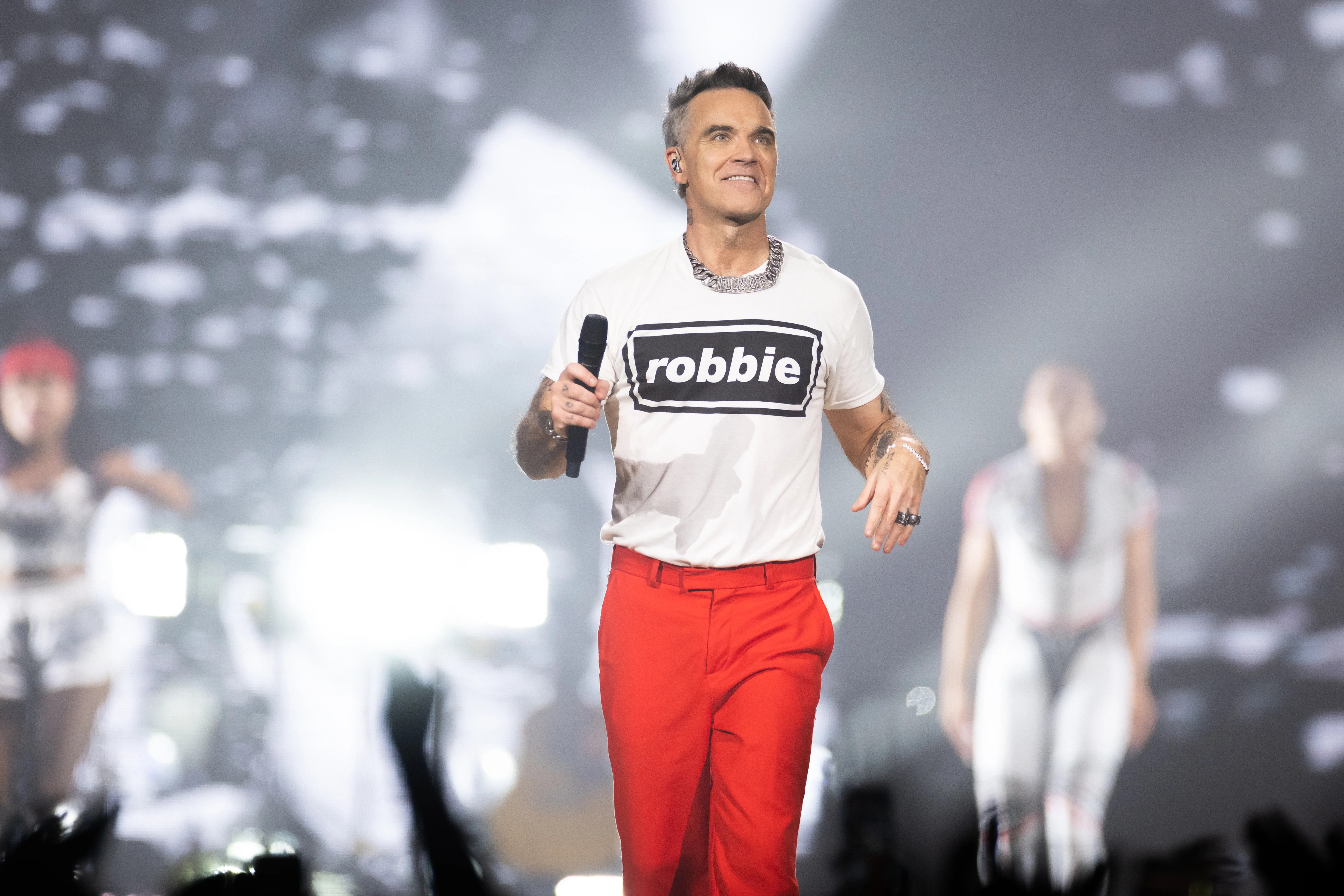 Robbie Williams strikes dream deal to sponsor hometown club Port Vale: ‘It’s a match made in heaven’