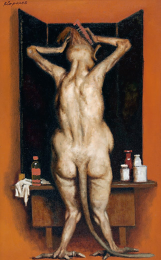 Mutante Geliy korzhiv. Pinturas do artista Heliy Korzhiv
