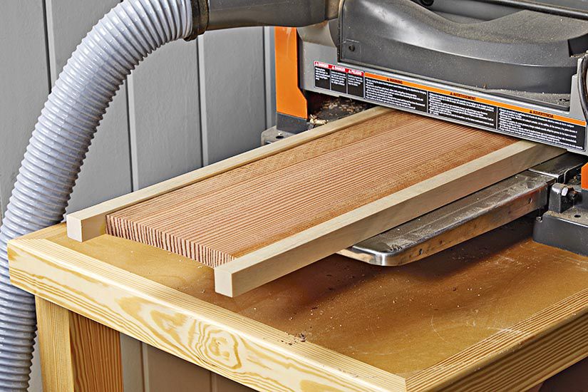 The set of the blade's teeth can be adjusted with a tool called a saw set. Face Jointing Without A Jointer Wood