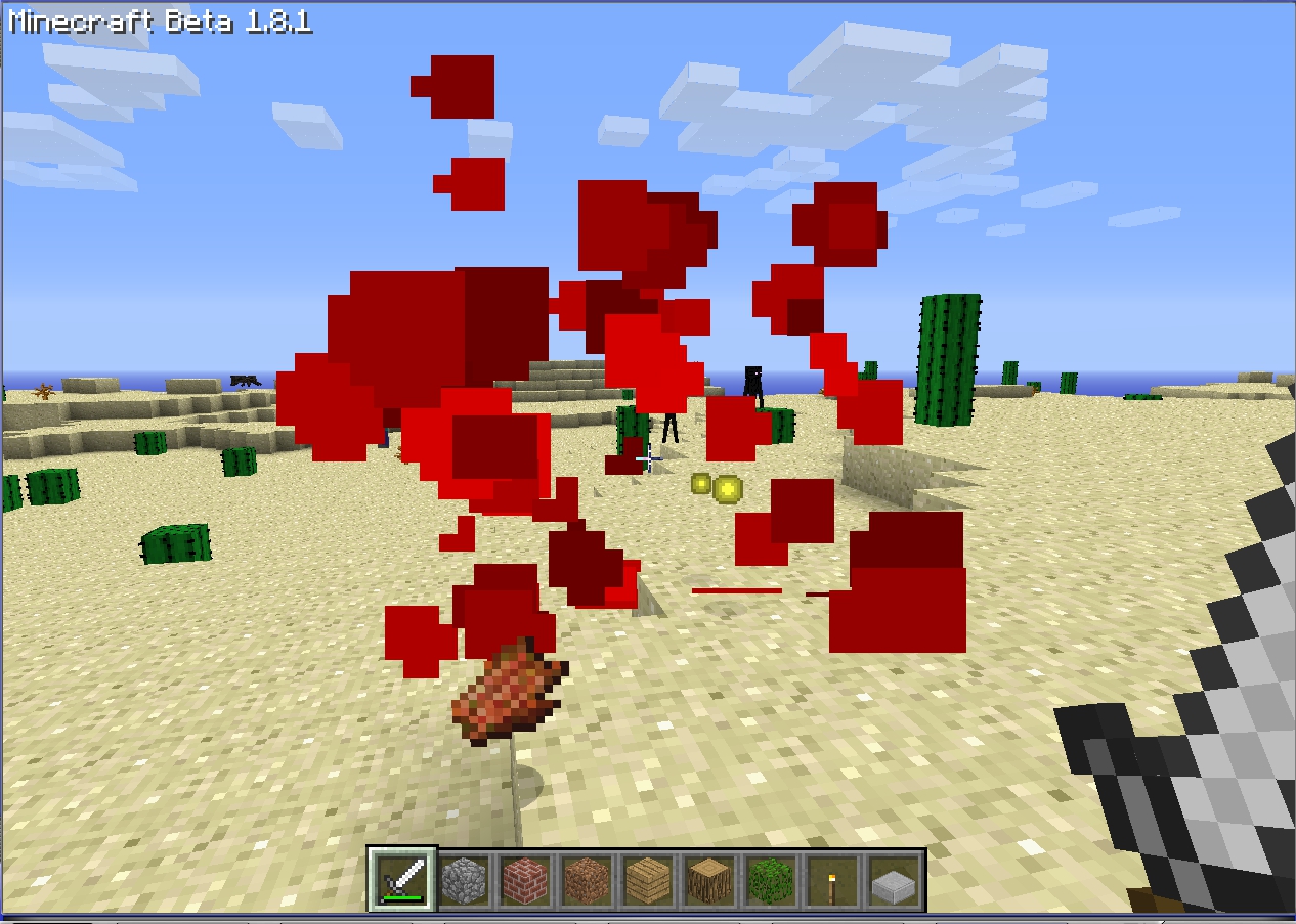 To activate it, refer to the options section below, or use: Annihilation Blood V0.5 (1.8.1) Minecraft Mod