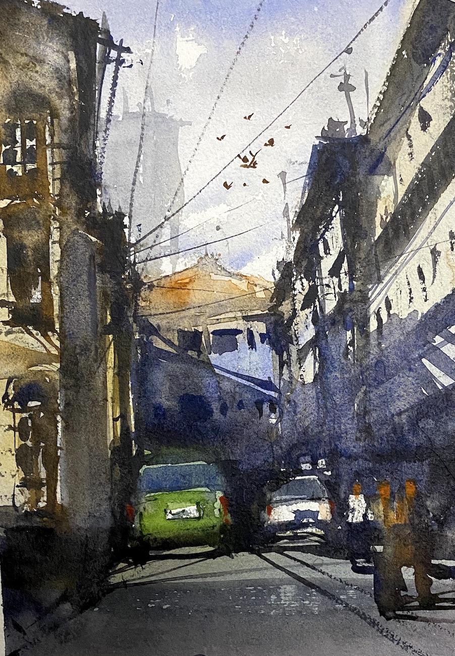 Daniel smith is an american watercolor paint brand known for this artist quality paints. Watercolor cityscape exercise for intermediate & beginners: This class will take you one step