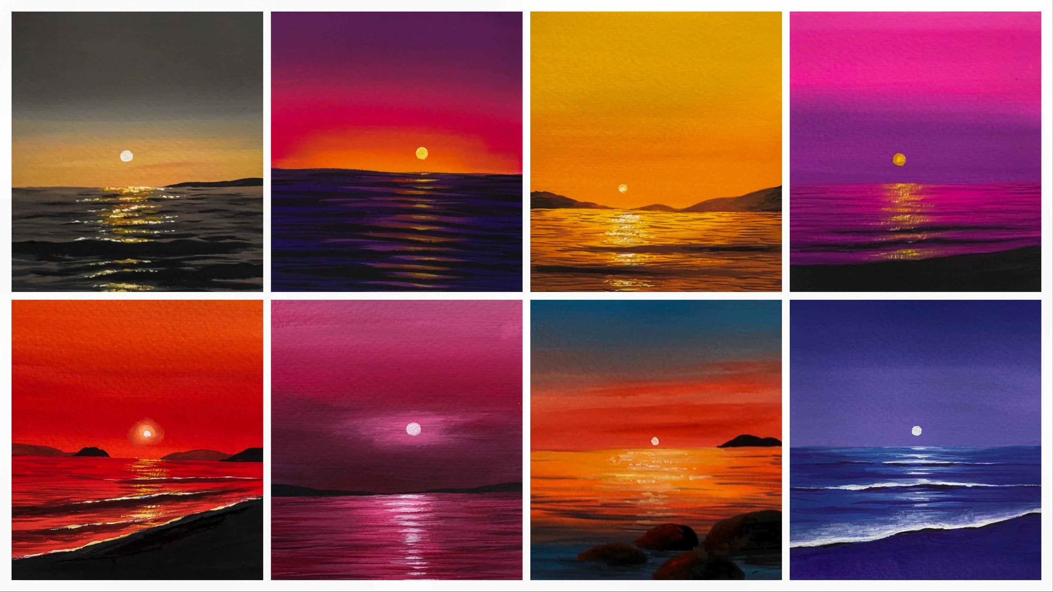 Free 07/03/2019 · i could keep going, but i won't. Glowing Beach Sunsets A 7 Day Gouache Challenge Zaneena Nabeel Skillshare Free SVG