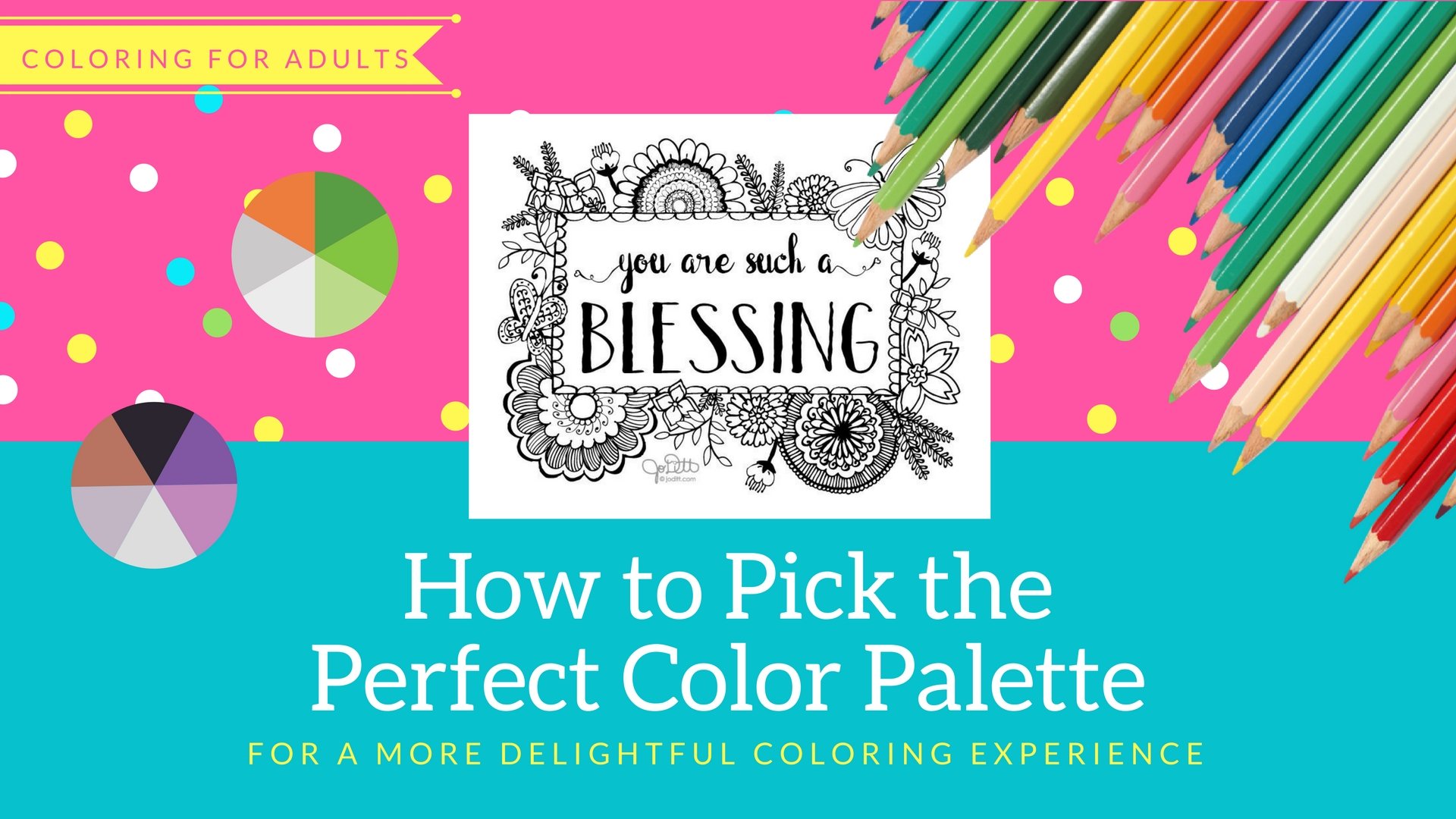 Coloring For Adults How To Pick The Perfect Color Palette Joditt Williams Skillshare