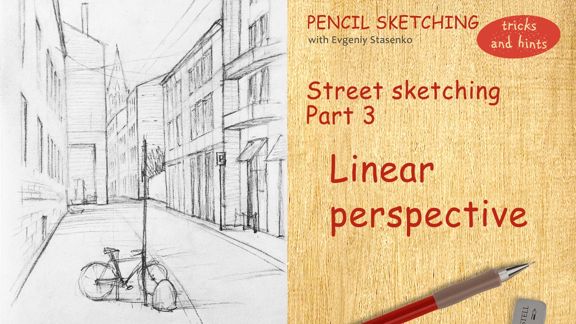 The drawing guide feature can be found under the options menu. Street Sketching Part 3 Linear Perspective Evgeniy Stasenko Skillshare