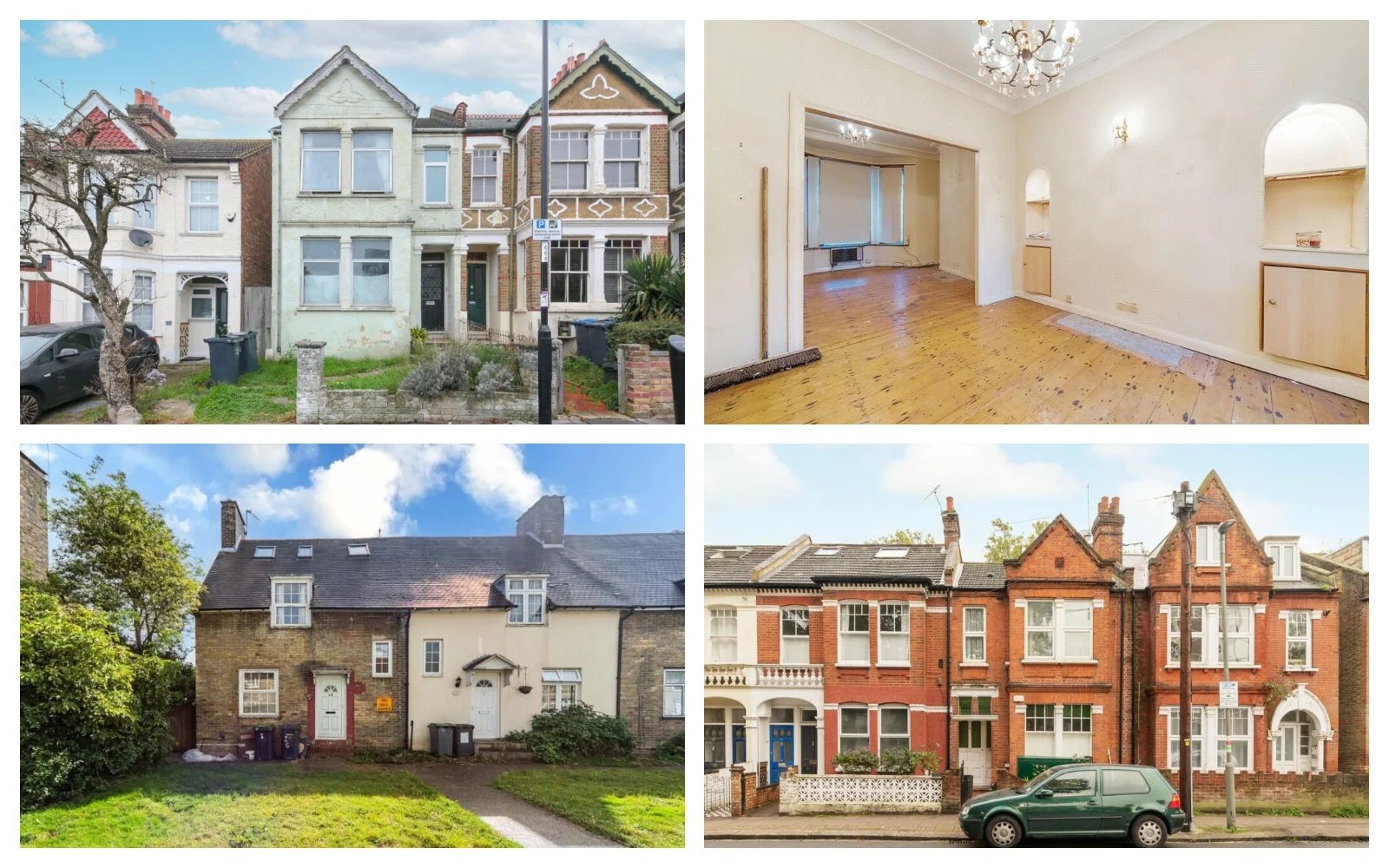 New Year project? Eight of the best fixer-uppers under new London average of £526k