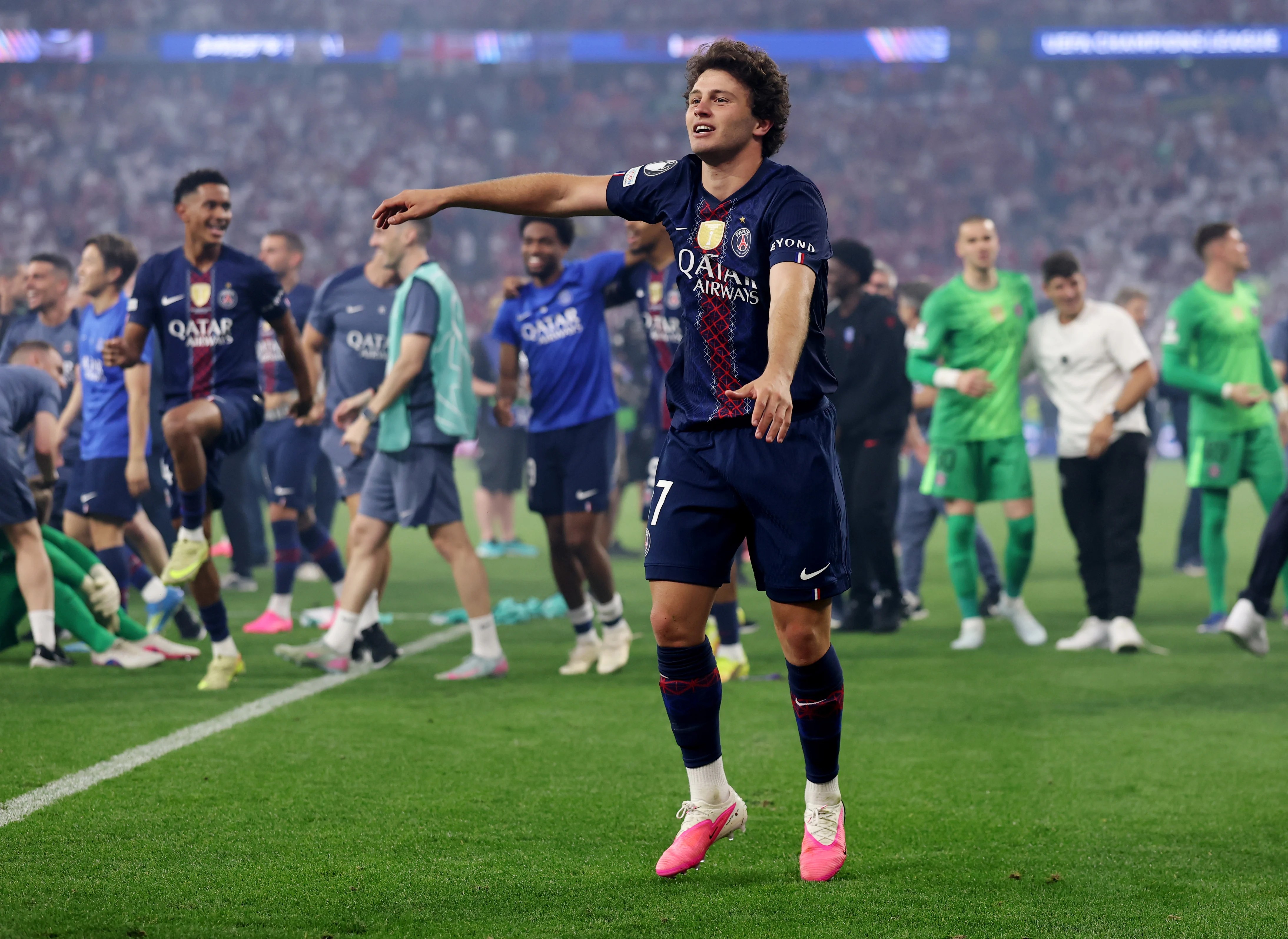 Joao Neves fires dig at Arsenal after PSG win Champions League final