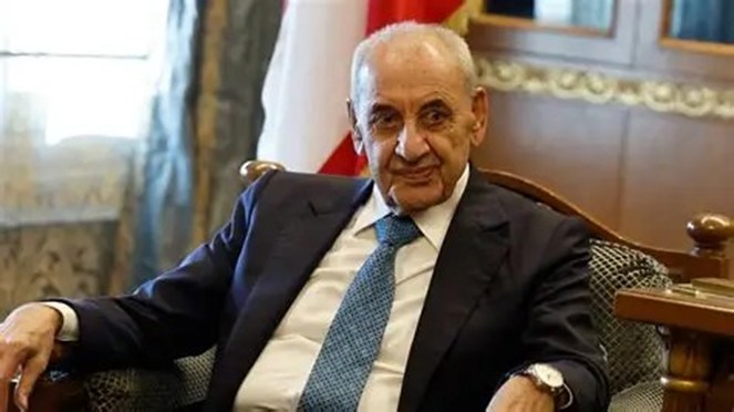بري يبرق الى الحلبوسي مهنئأ بانتخابه رئيسا لمجلس النواب في العراق
