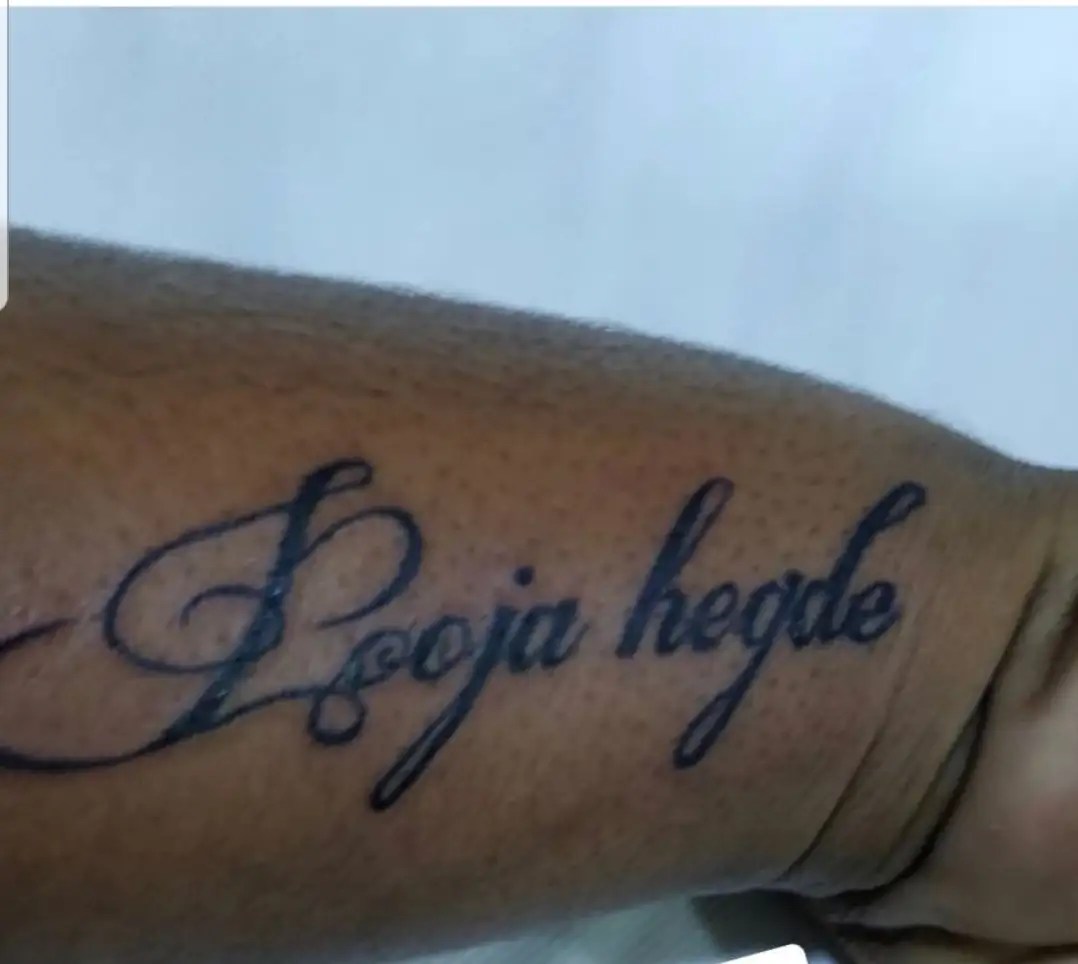 Pooja Hegde's Crazy Fan Gets Her Name Tattooed On His Hand | Hindi Movie News - Times Of India 964_x_1078_jpg