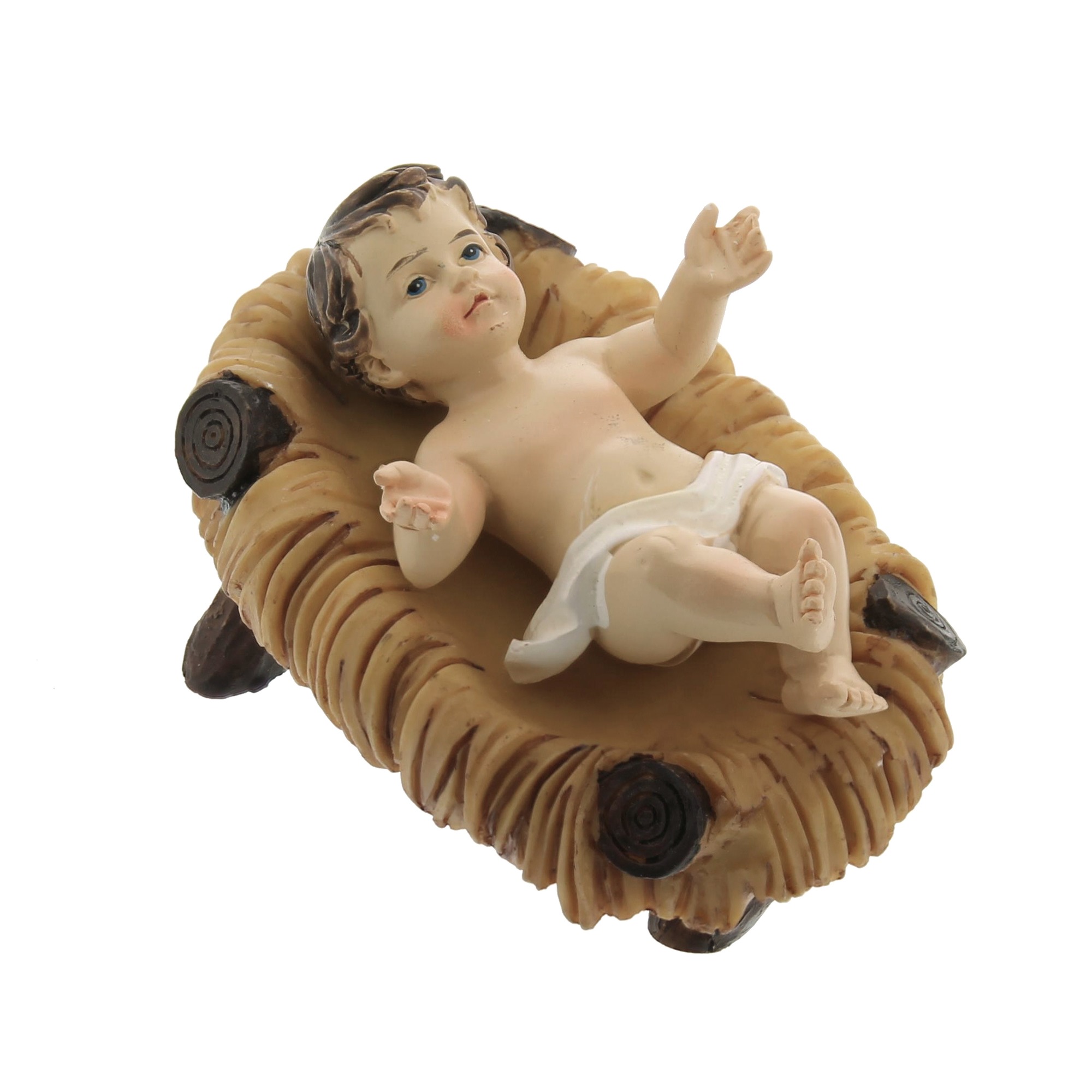 A few extra steps are involved when you're packing something with multiple pieces to keep in place, but if you take a few careful steps with th. Baby Jesus in Crib Figure - 3" | The Catholic CompanyÂ®