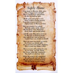 safely home personalized prayer card priced per card the catholic