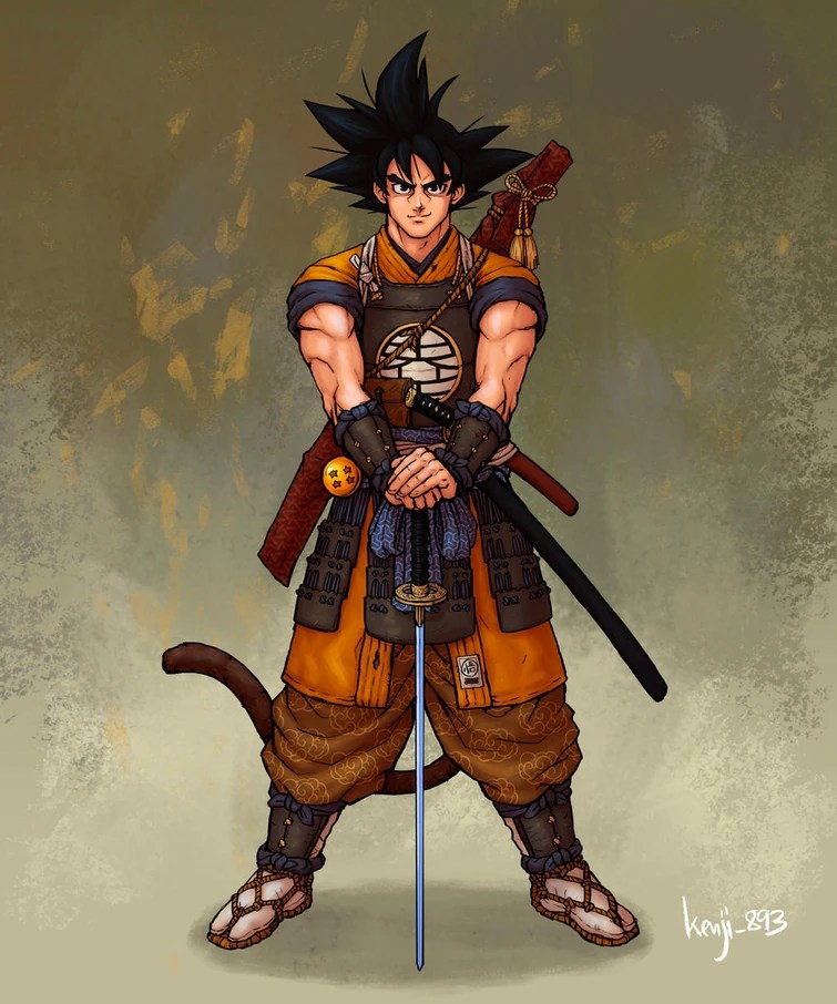 Hot comic anime db son gohan father gokou japanese samurai knight warrior bushido style figure model toys · description · customer reviews (0)‎ · specifications. Dragon Ball Characters As Samurai Fandom