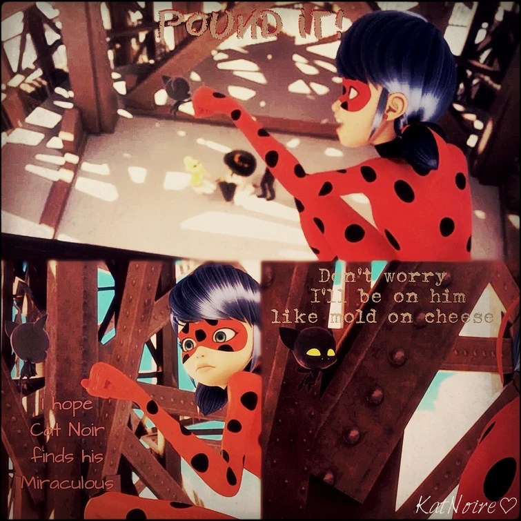 Miraculous · ladybug · cat noir; Ladynoir Moment Day 95 Fandom