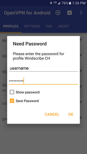 With other services, the connection would drop in to the 20 mbs range. Android Setup Guide Windscribe