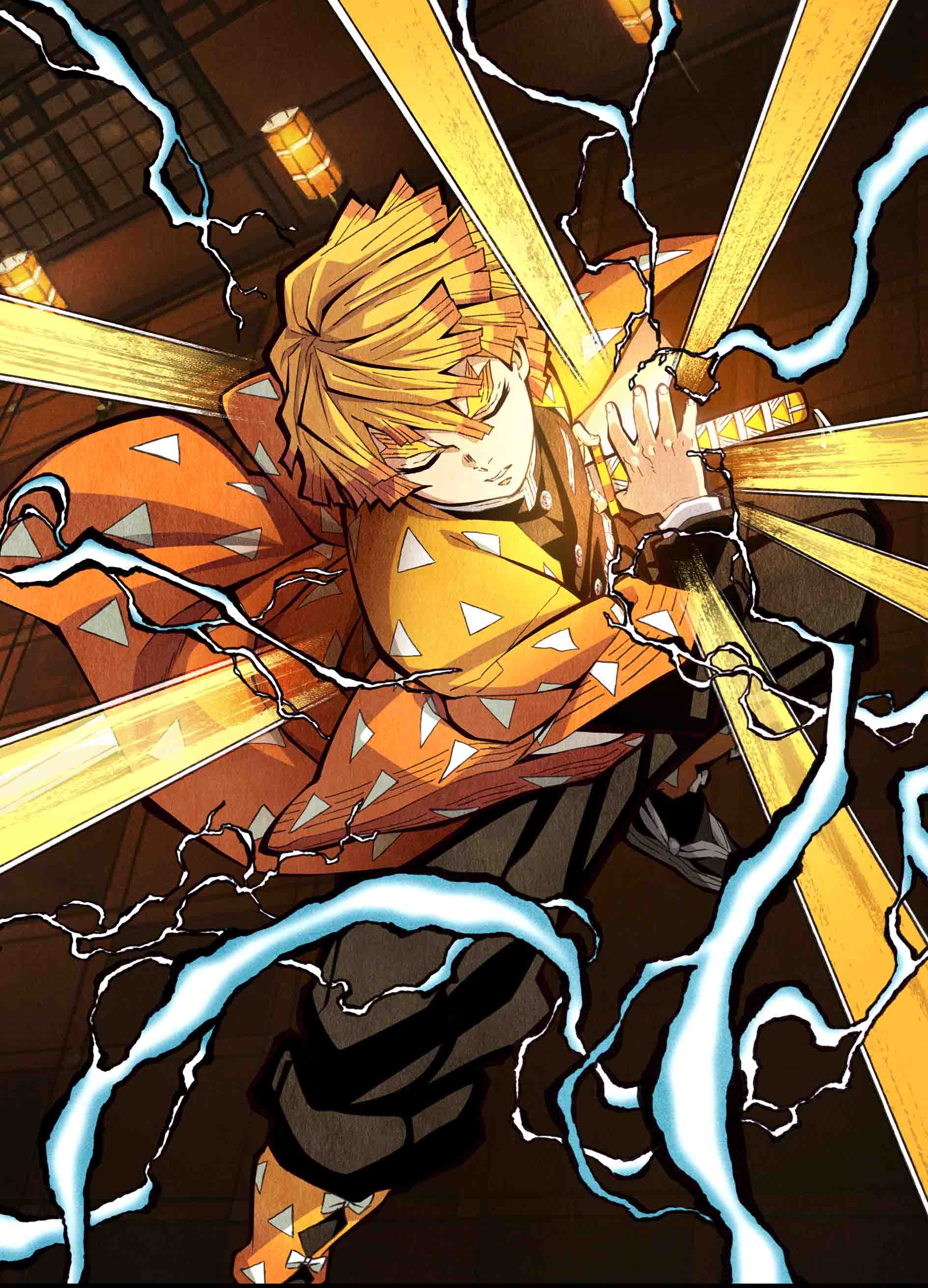 Kimetsu no yaiba/demon slayer anime manga icons sticker. Agatsuma Zenitsu Zenitsu Agatsuma Kimetsu No Yaiba Zerochan Anime Image Board