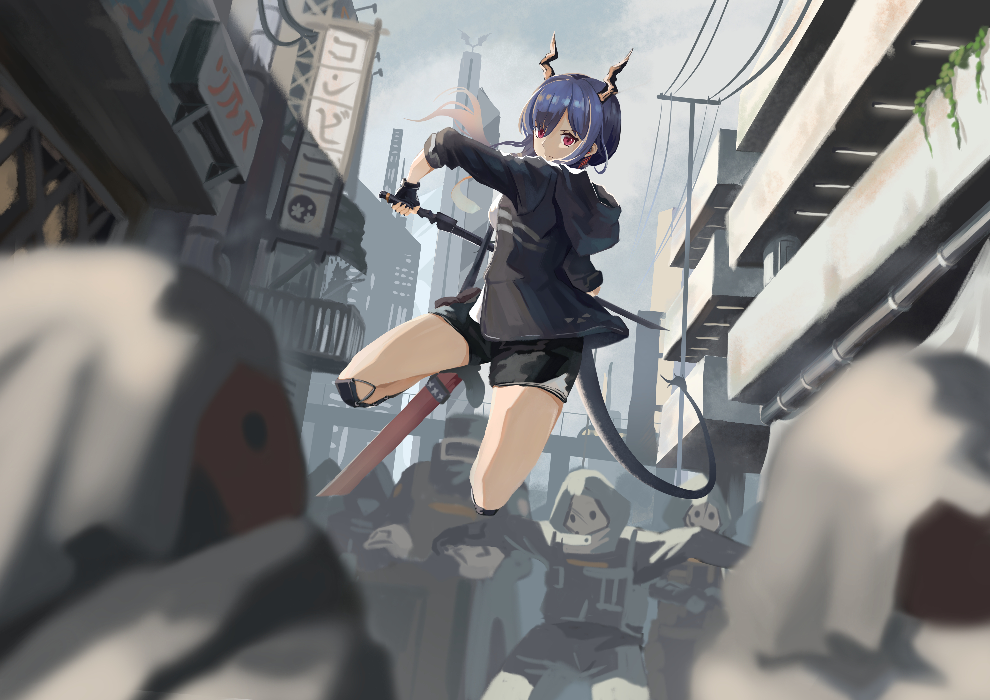 Ch'en, special inspection unit chief, l.g.d., is cooperating with rhodes island to fulfill the obligations outlined in her contract. Arknights Image 2852996 Zerochan Anime Image Board