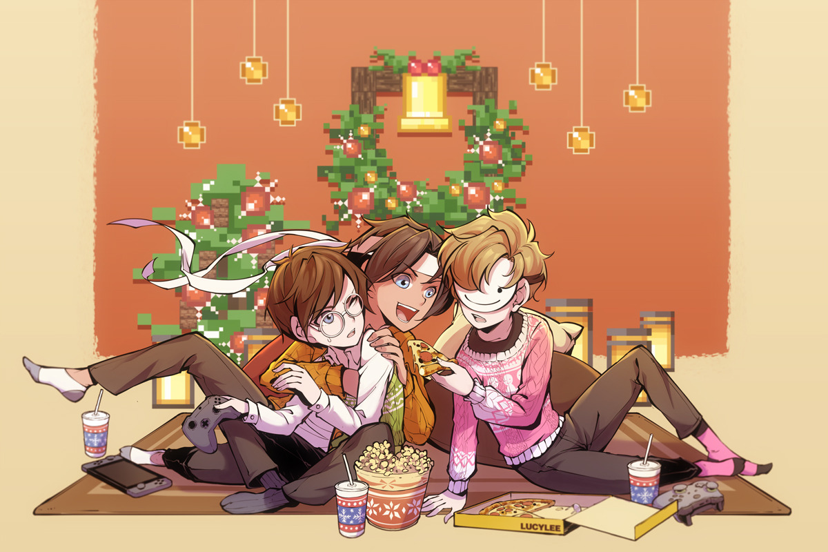 Discover more anime, dream team, dsmp, laptop wallpapers. Dream Team Dream Smp Wallpaper 3205628 Zerochan Anime Image Board