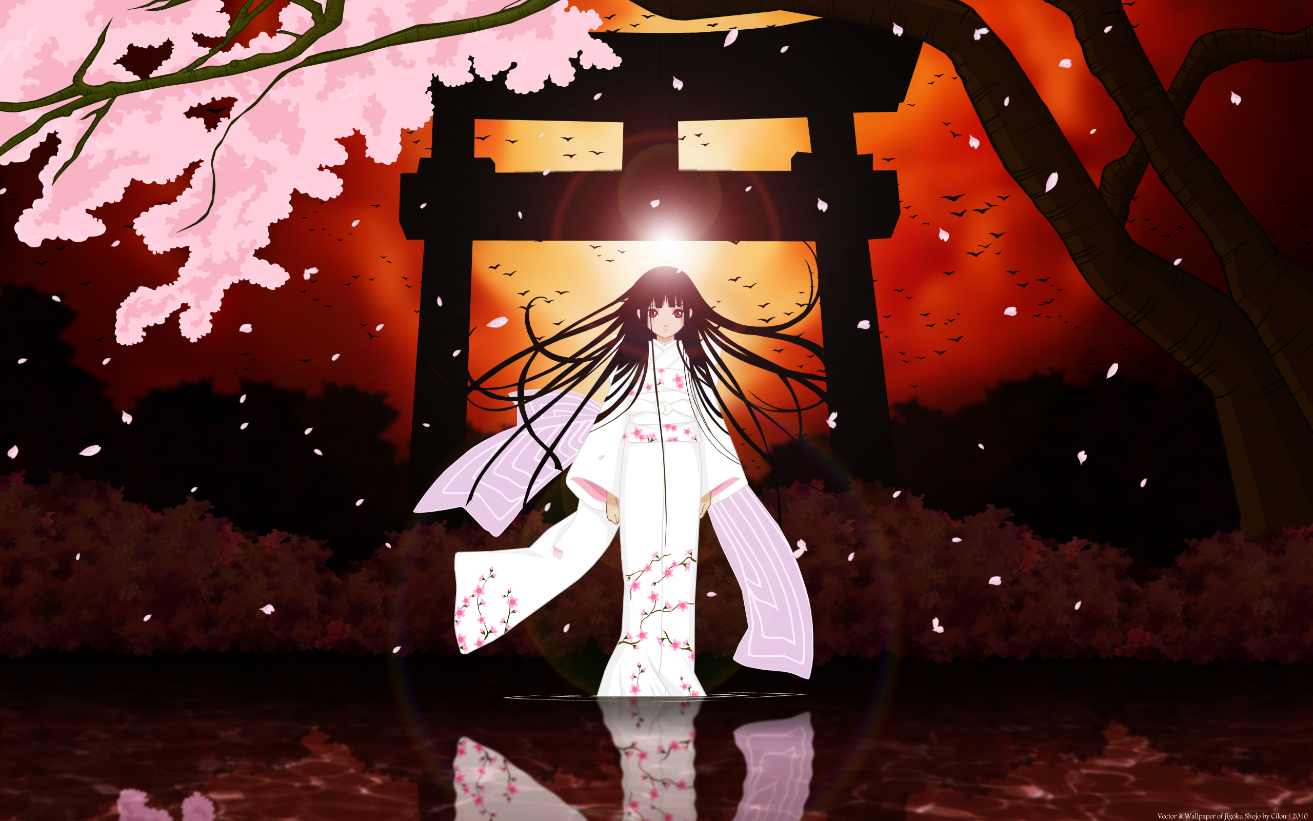 Pilih resolusi & unduh wallpaper ini(teknologi smartresize) . Jigoku Shoujo Hell Girl Wallpaper Zerochan Anime Image Board