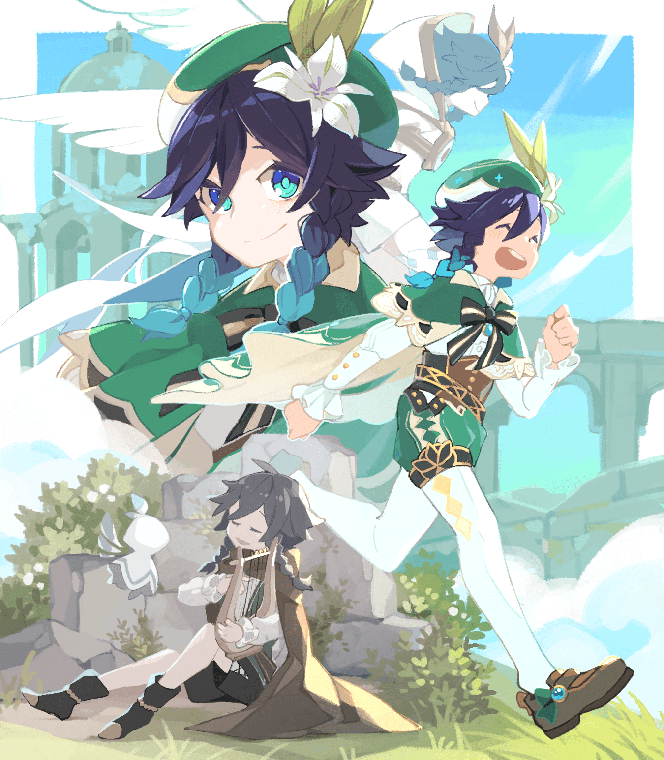Fischl is a playable electro character in genshin impact. White Legwear Page 7 Of 865 Zerochan Anime Image Board