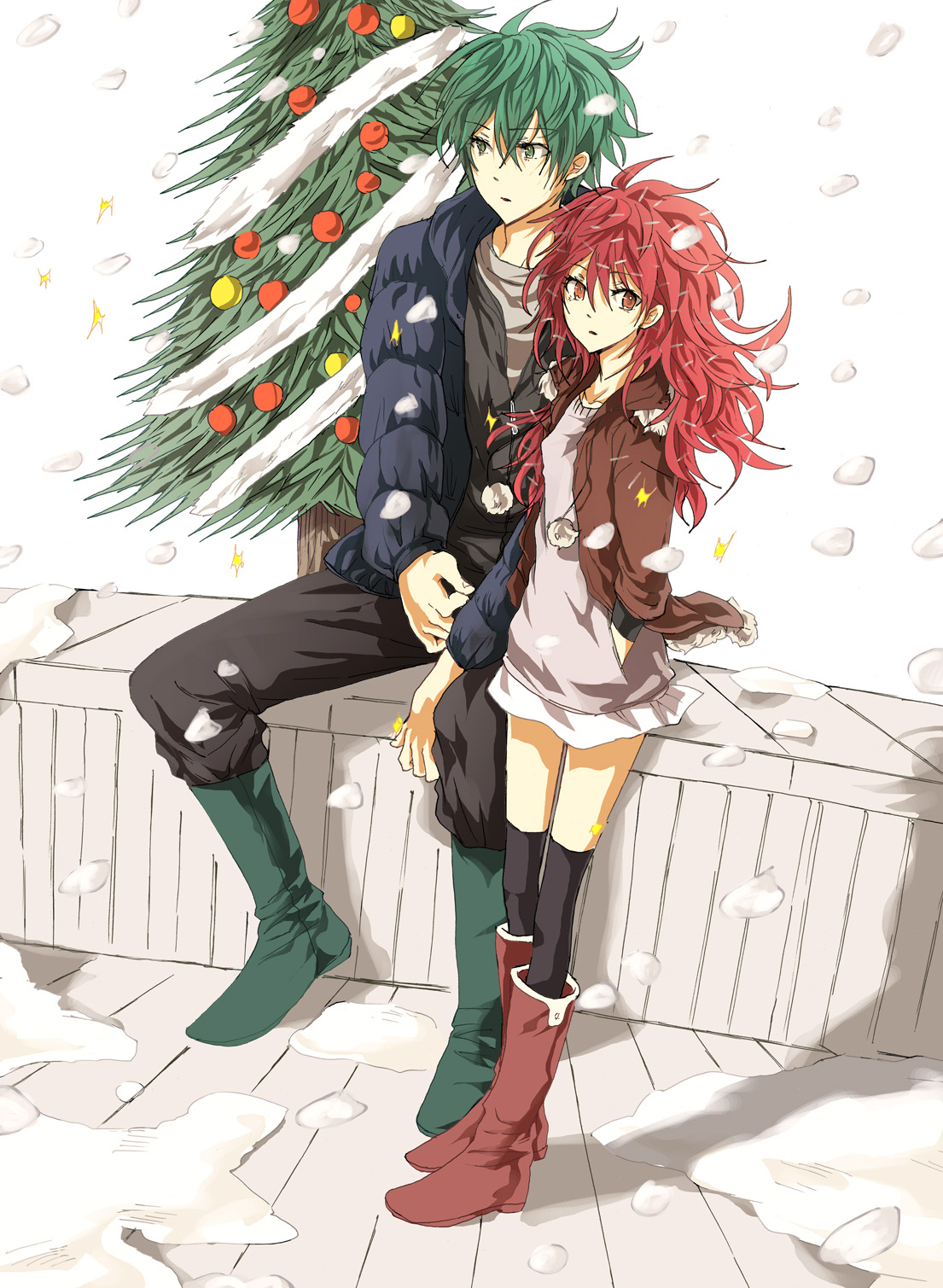 It uplifts the spirits of people during the winter and carries the refreshing scents of pine cones and spruce. Christmas Tree Zerochan Anime Image Board