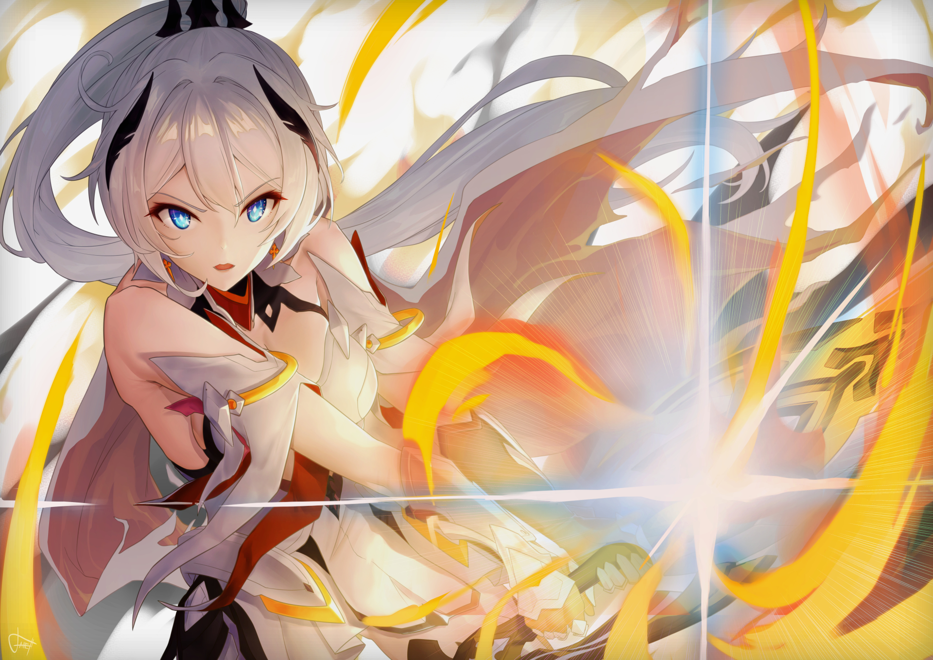We import authentic anime figurines, plush toys, accessories and heaps more. Herrscher Of Flamescion Kiana Kaslana Zerochan Anime Image Board