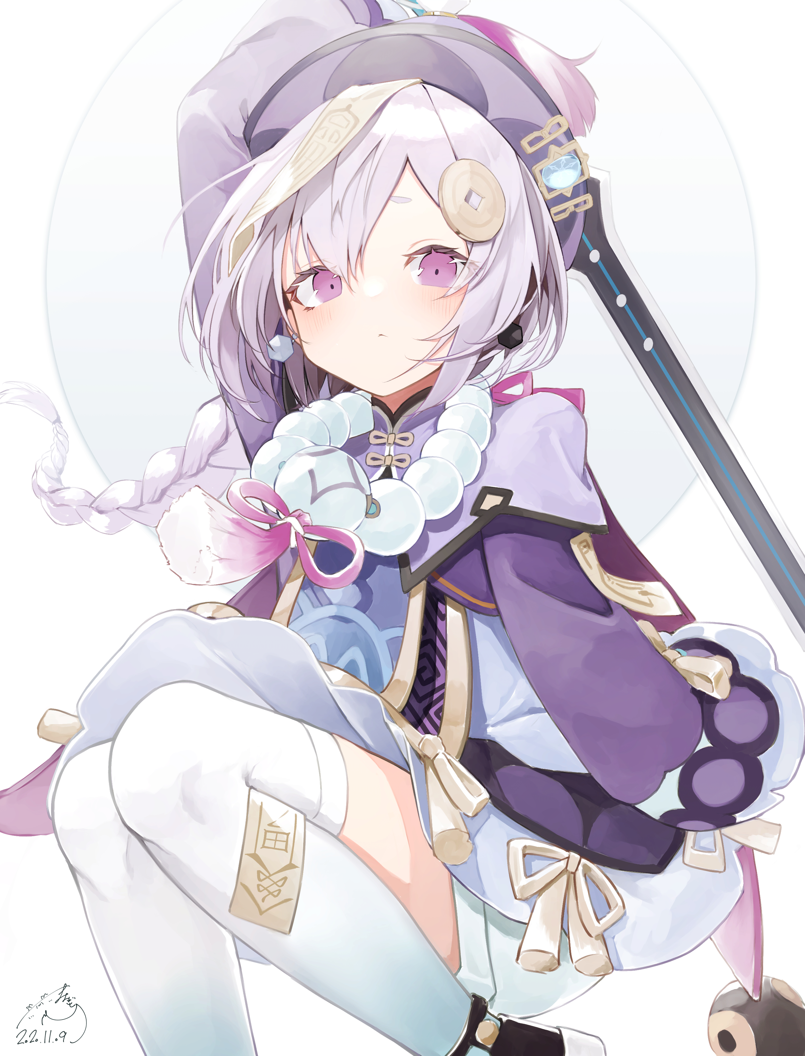 Kaeya is a real papa to qiqi and cocogoat! Qiqi Genshin Impact Zerochan Anime Image Board