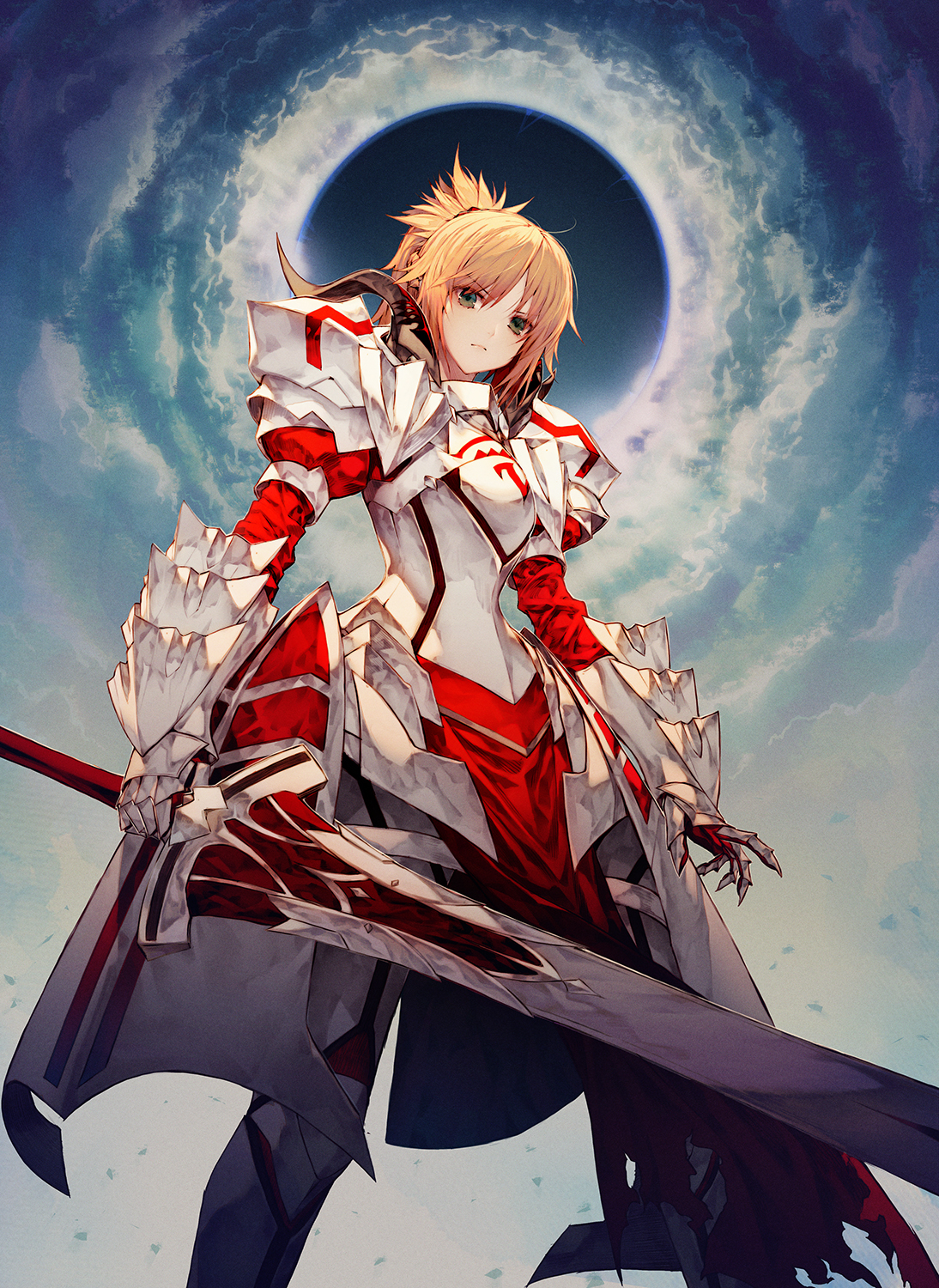 Saber appears as playable character in the nitroplus fighting game nitroplus blasterz: Red Saber - Fate/Apocrypha - Zerochan Anime Image Board