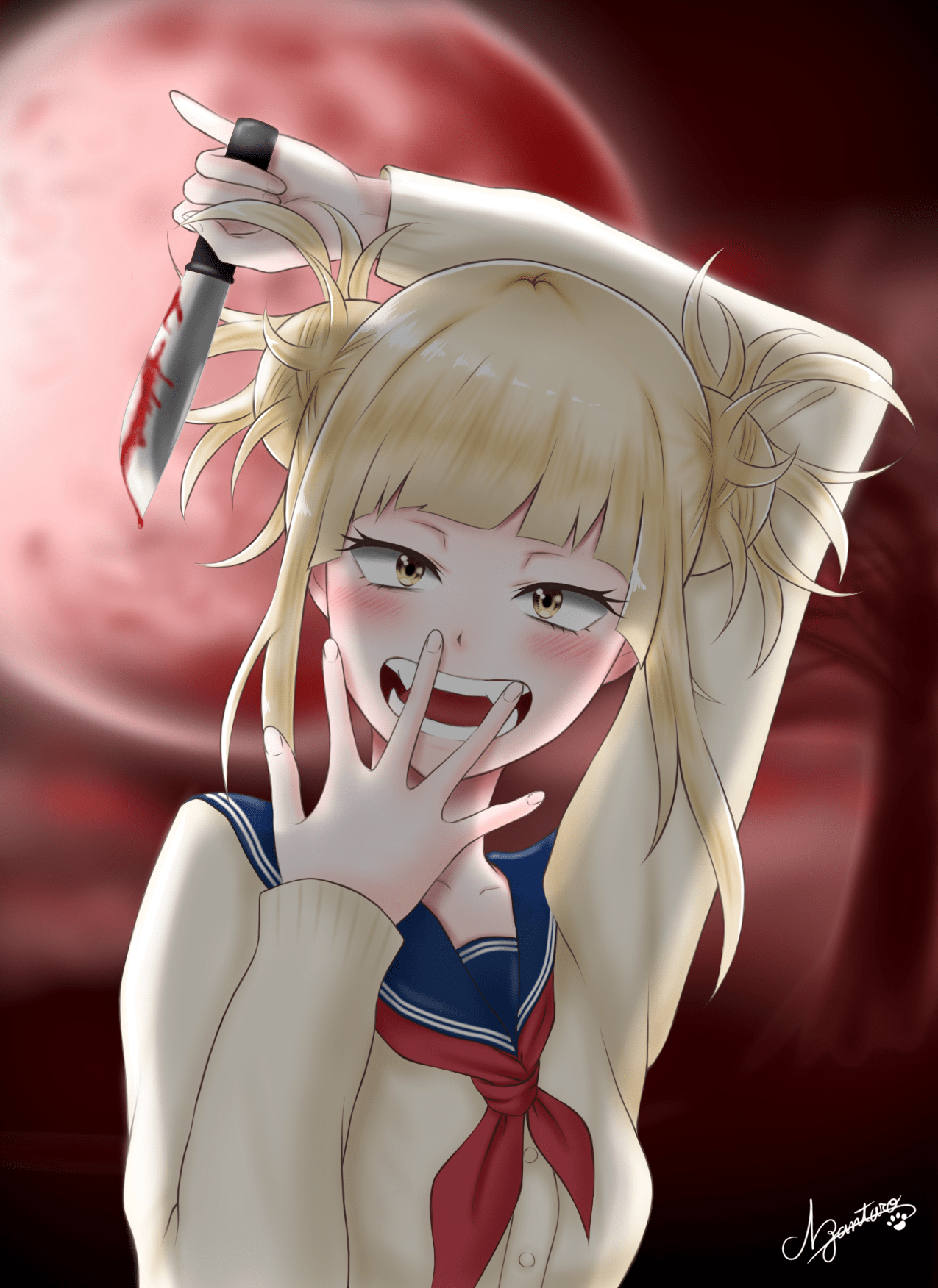 Toga Himiko With Long Hair Novocom Top