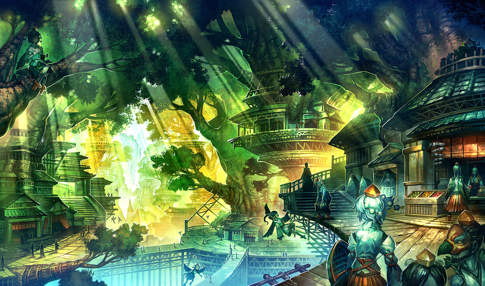 Has short white hair and a red tokin. Touhou/#952309 - Zerochan