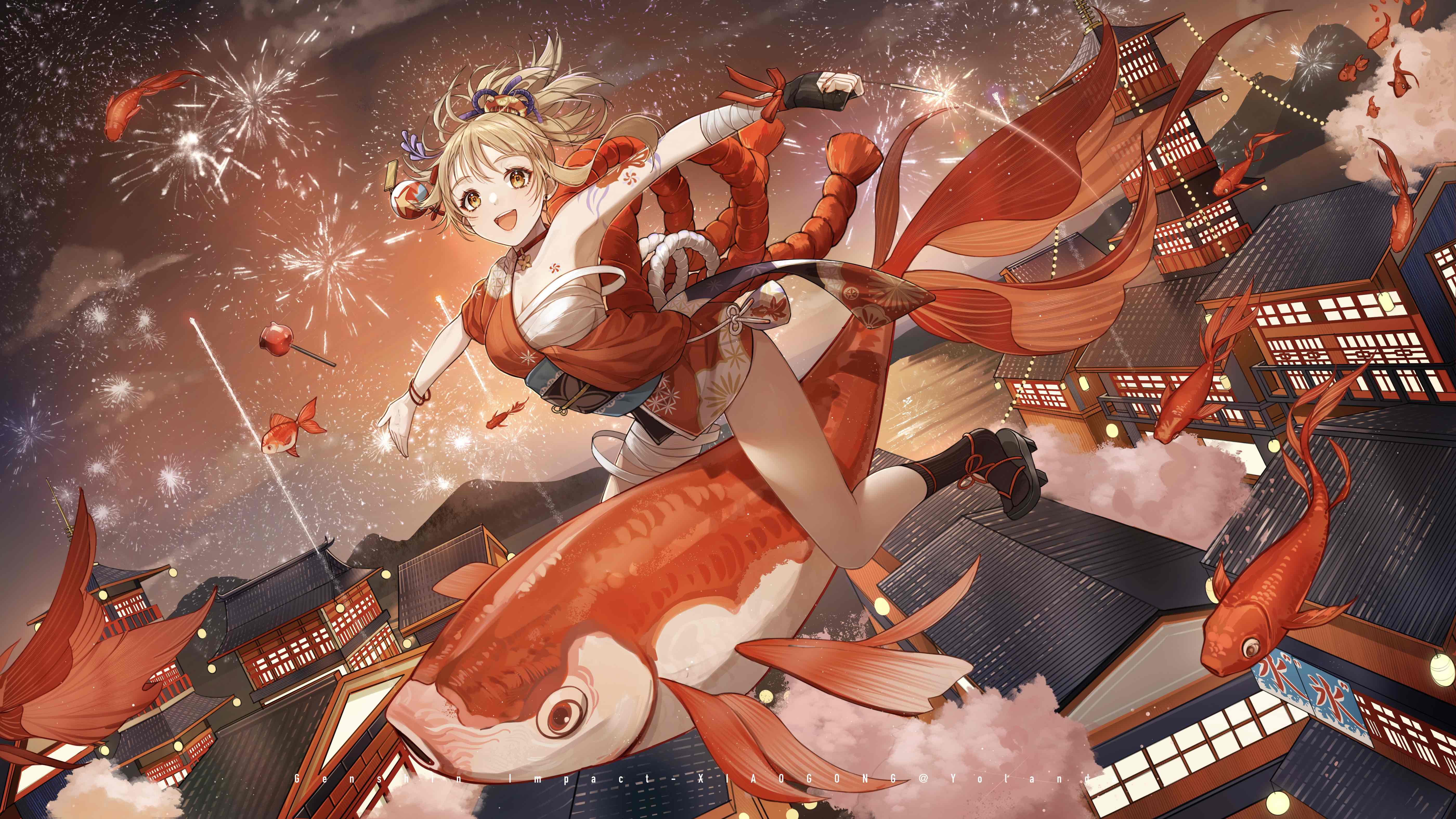 Read on to know how to build yoimiya from genshin impact! Yoimiya - Genshin Impact - Image #3425254 - Zerochan Anime Image Board