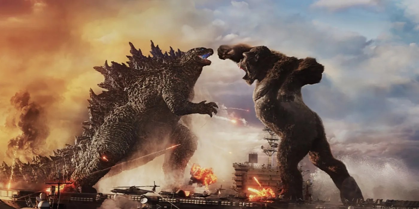 Godzilla battles kong in warner bros. Godzilla vs. Kong Teaser Debuts Underwater Fight Scene Footage