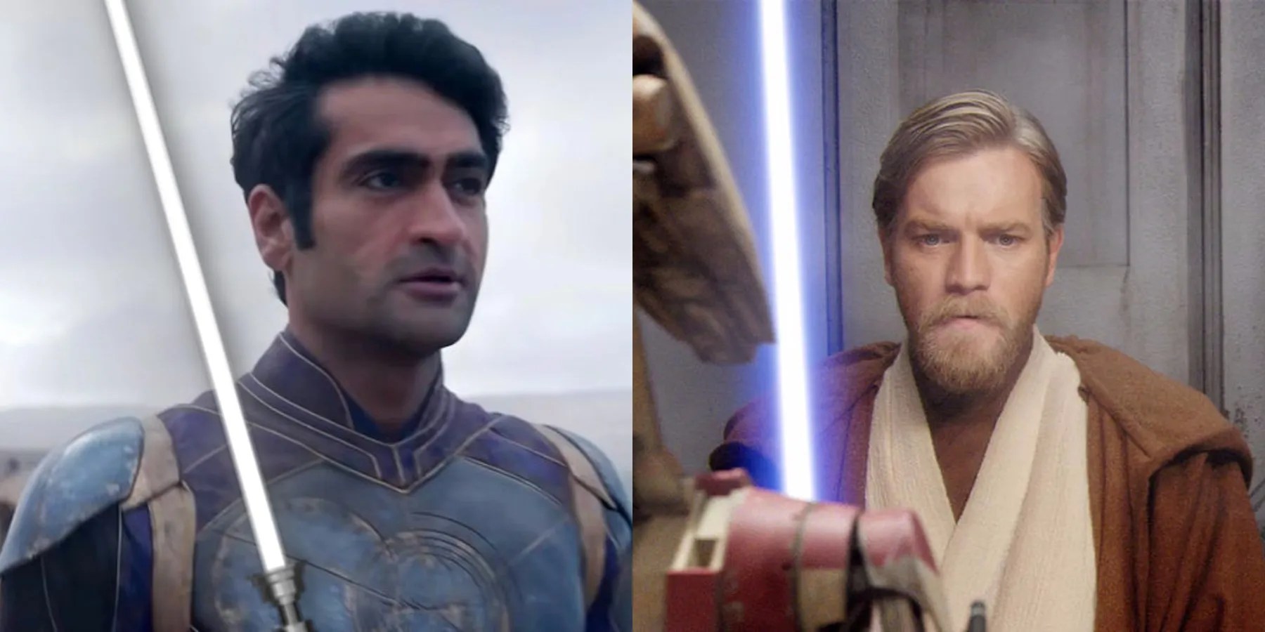 The series' logo was also revealed. Eternals Star Kumail Nanjiani Teases Role In Upcoming Obi Wan Kenobi Series