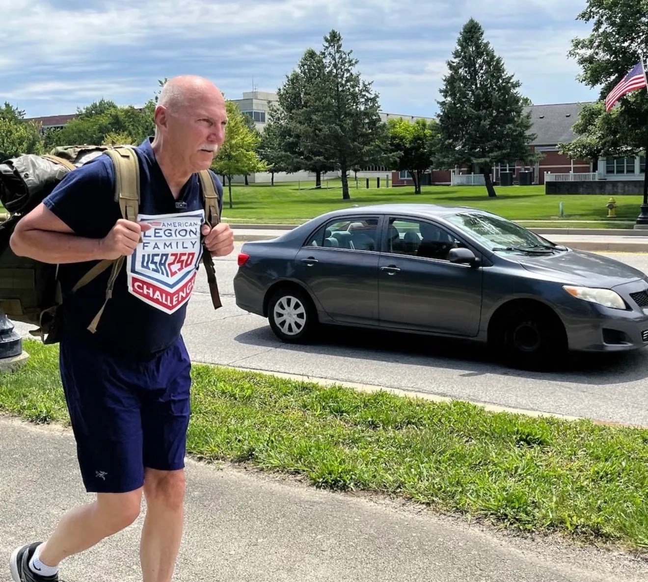 American Legion Commander Walks 250 Miles to Celebrate 250 Years of America