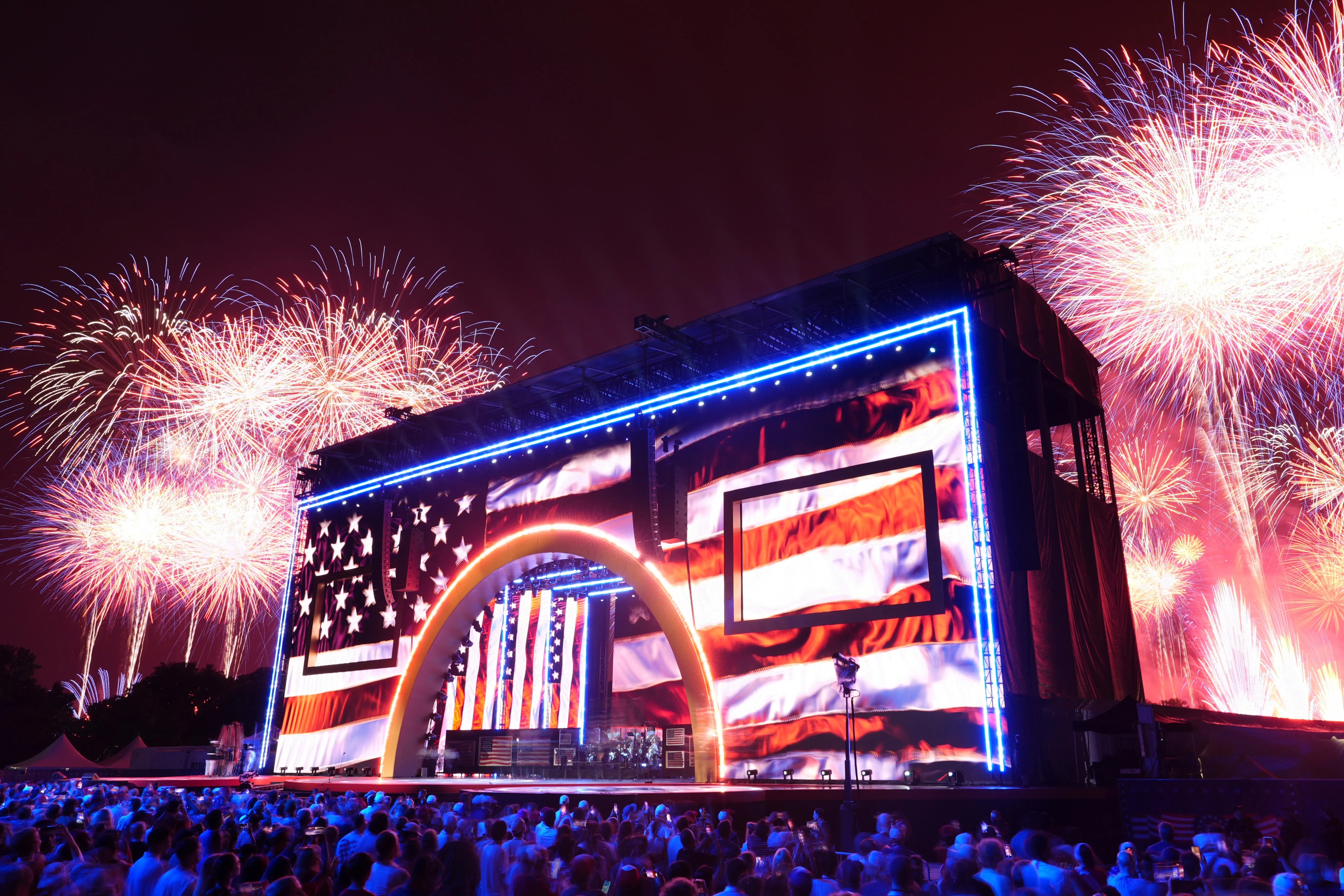 Trump Mixes Patriotism with Partisanship as He Celebrates America’s ‘Joyous’ 250th Anniversary