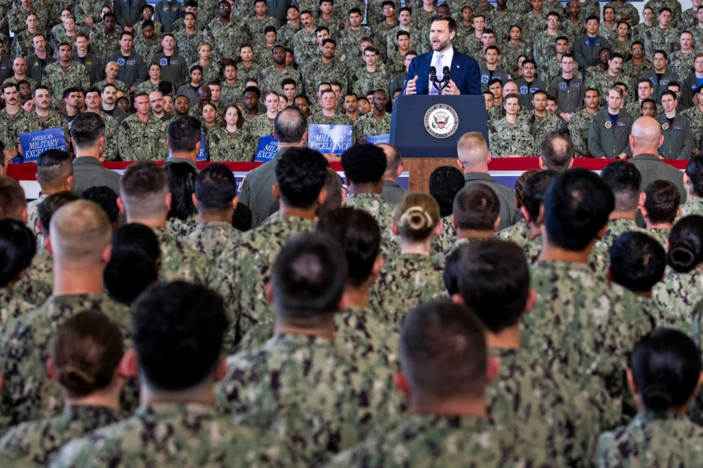 Vance Visits Naval Air Station Oceana, Vows Military Deserves ‘A Defined Mission’