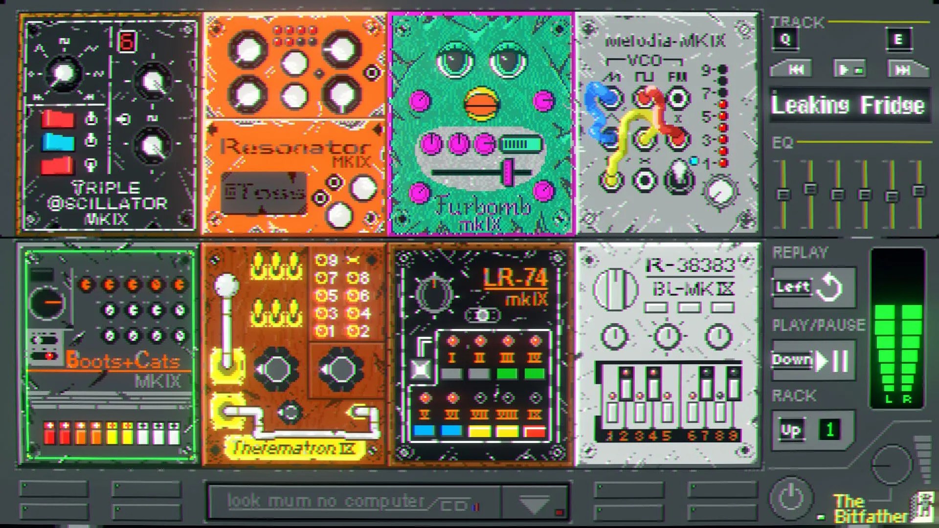Look Mum No Computer — это ретро-рогалик для диджеев, занимающихся подземельями.