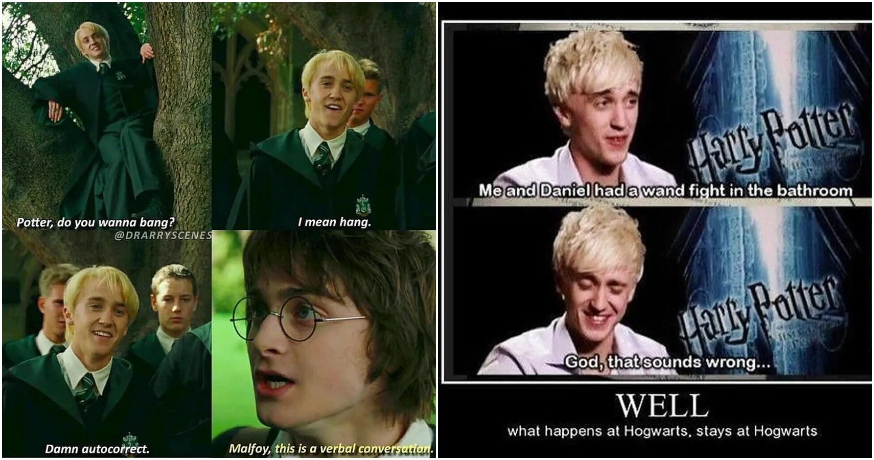 Dismantling the deepstate operatives and … Harry Potter The Best Harry Draco Ship Memes Screenrant