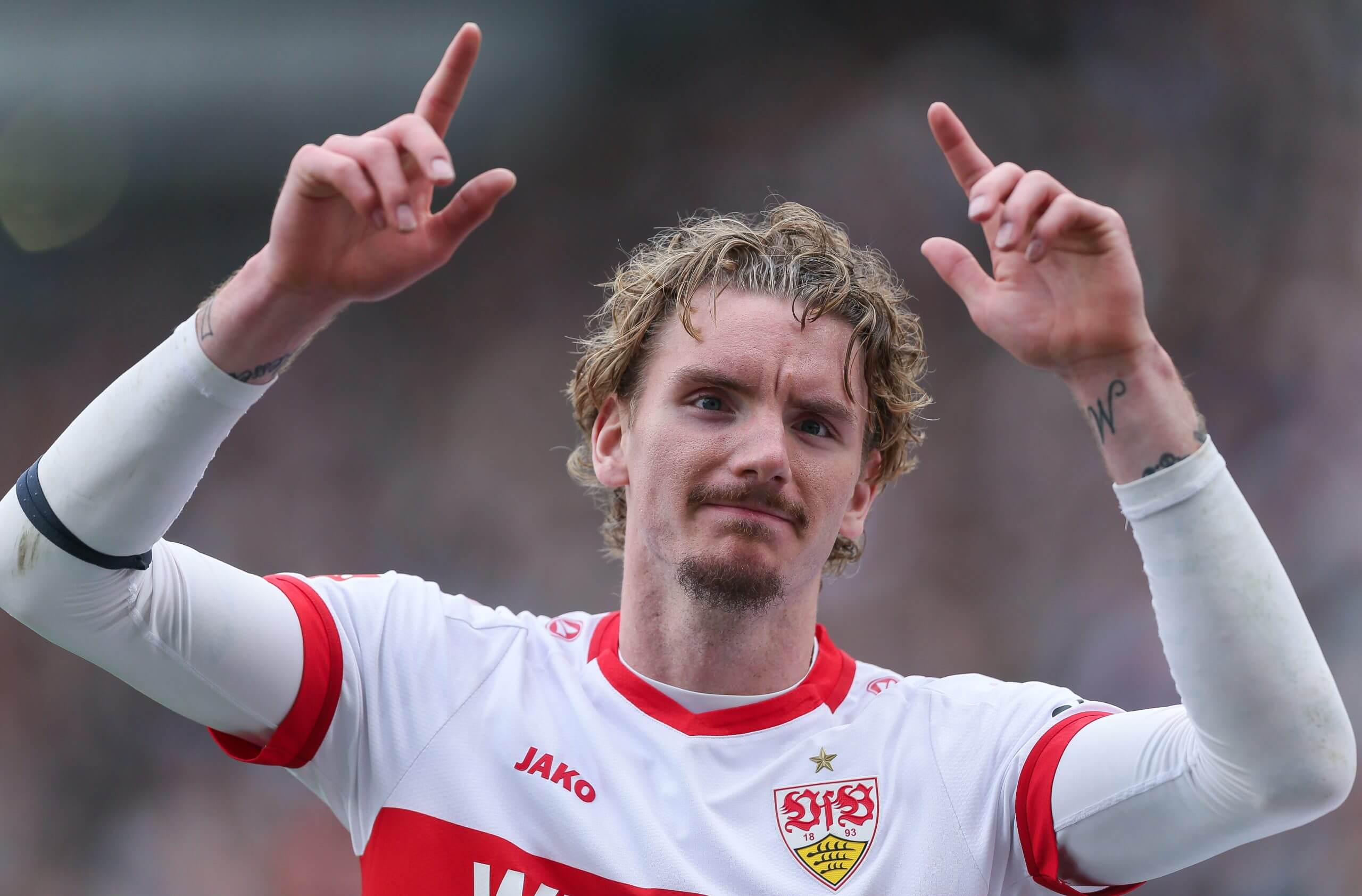 Newcastle stimmt ein Deal für Stuttgart Stürmer Nick Wolemade zu