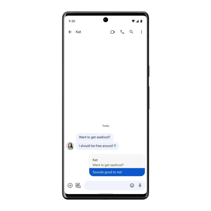 How to get message app back on android